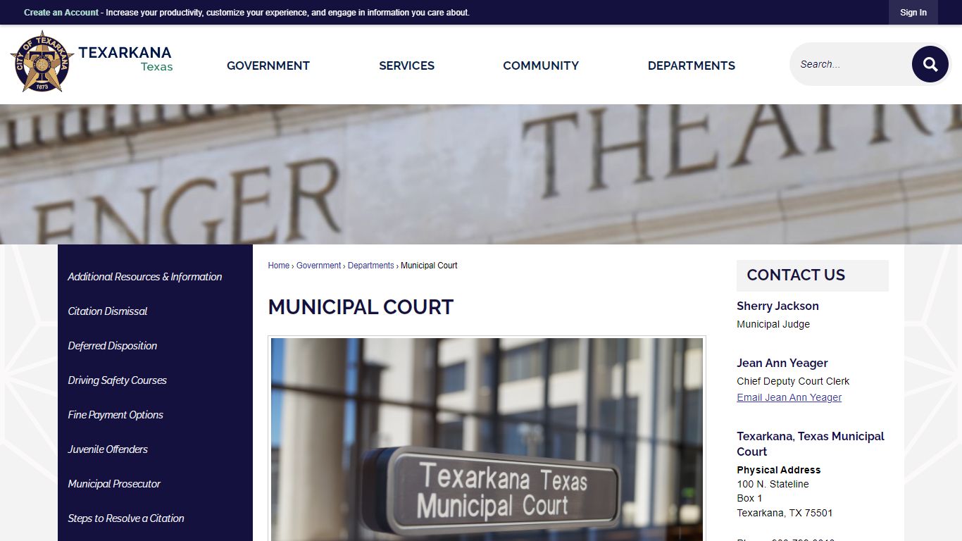 Municipal Court | Texarkana, TX - Official Website